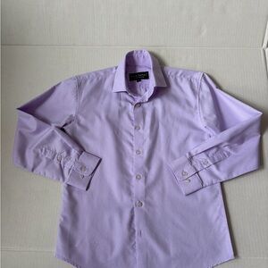 Elegant Lavender Men's Dress Shirt